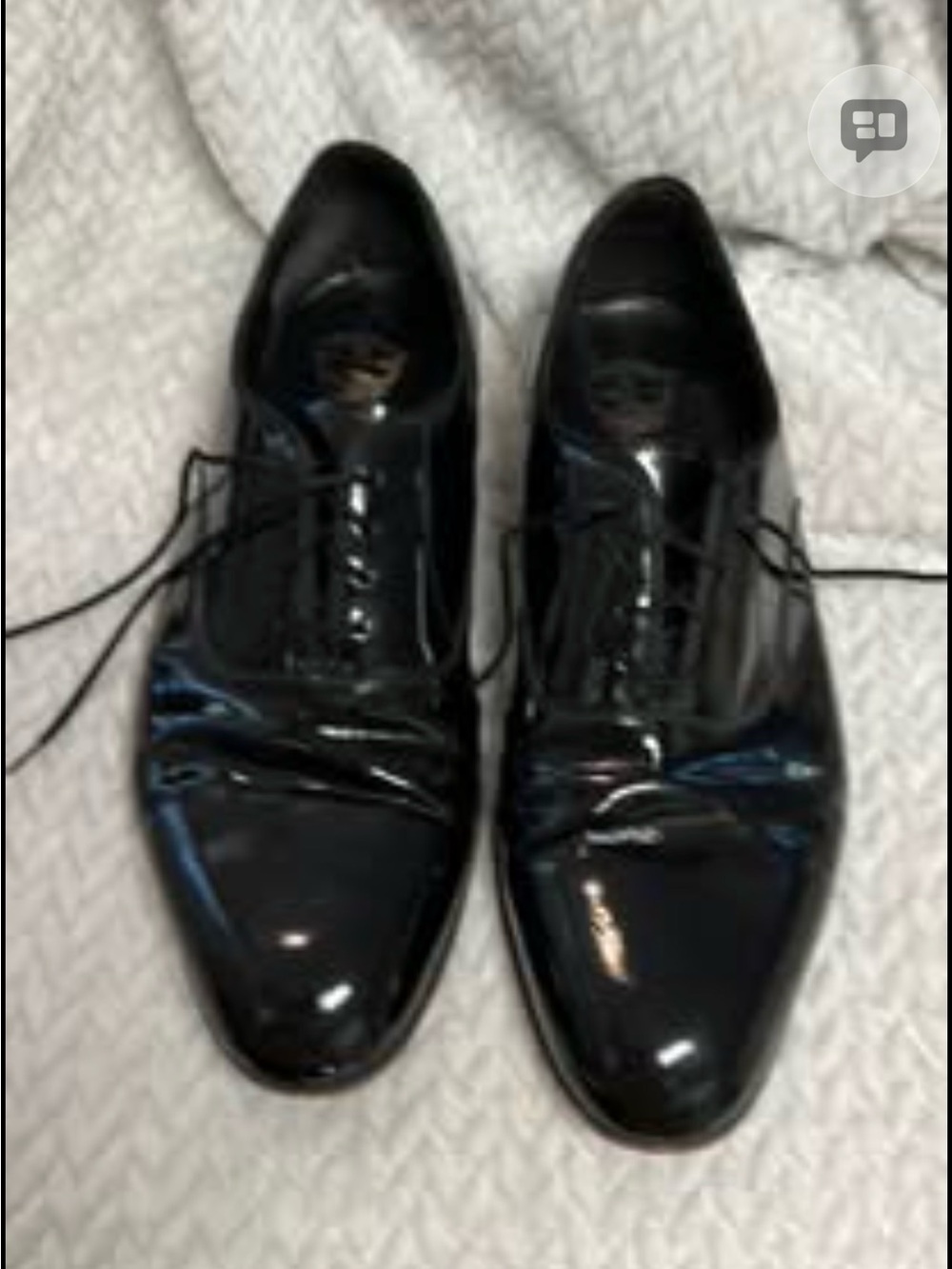 Florsheim Men’s Black Patent Leather Oxfords